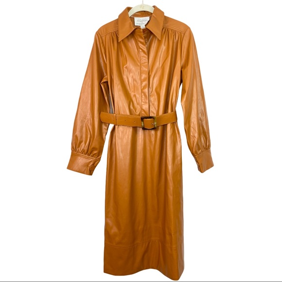 ♦️SOLD♦️NWT Ripley Faux Leather Dress - Picture 3 of 12